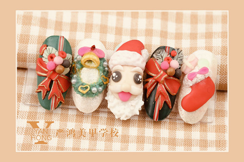 美甲二月班最新出炉的作品